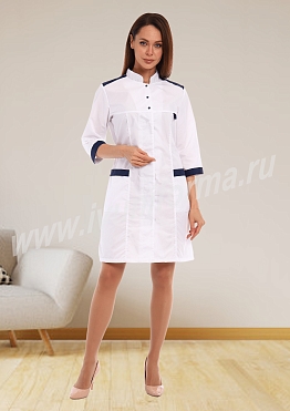 Халат медицинский женский арт. М-20-166-ТС